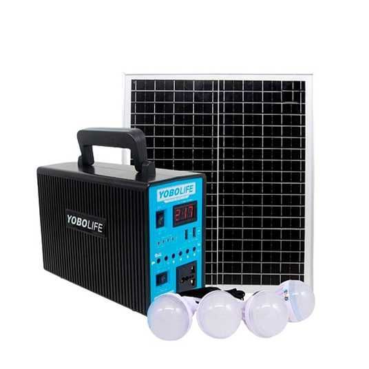 Купить Портативная зарядная электростанция YOBOlife LM-9150 150W/220V + 2 солнечные панели 11k12p031v2 в интернет магазине OD.TANU.UA