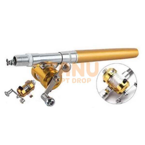 Складная мини удочка 97 см Fishing Rod In Pen Case золотая 02k04p010v5 фото