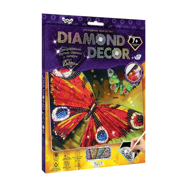 Набір для творчості Алмазна картина DIAMOND DECOR, Метелики (IGR24) 03k12p075 фото
