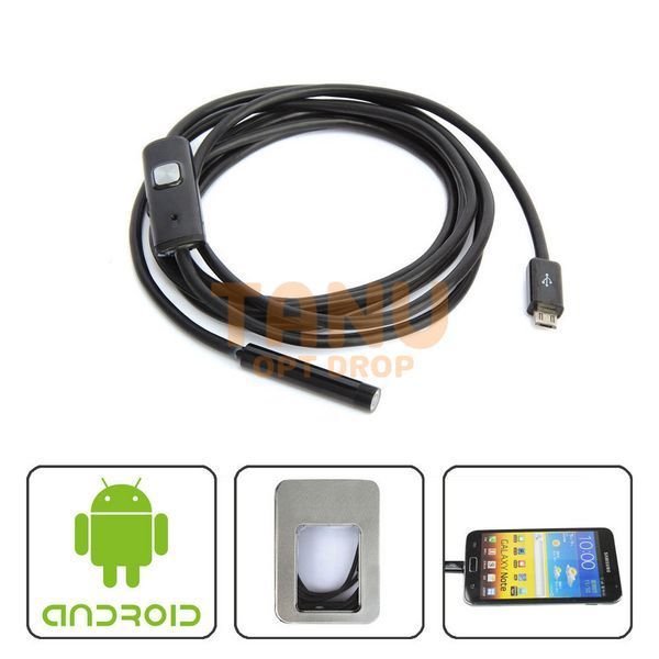 Ендоскоп AN97 для Android водонепроникний, об'єктив 8 мм, USB, жорсткий кабель 2 м 11k02p145v4 фото