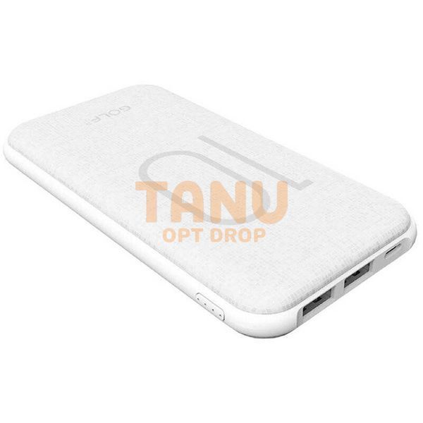 Портативная батарея GOLF Power Bank 10000 mAh G26 Белая 11k12p068v2 фото
