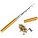 Складная мини удочка 97 см Fishing Rod In Pen Case золотая 02k04p010v5 фото 3