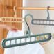 Багатофункціональна вішалка для одягу на 9 отворів Mini Wonder Hanger 9 Pieces Бірюзова (575) 01k06p036v3 фото 1