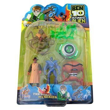 Игровой детский набор из 4 светящихся фигурок G01967/0803-8 герои мультфильма BEN10 5 серии + часы (NI) 03k26p010 фото