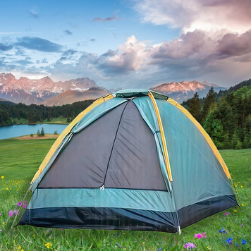 Однослойная туристическая палатка Lanyu LY 1626, 2-х местная, 210*150*130 (988) 09k06p061 фото