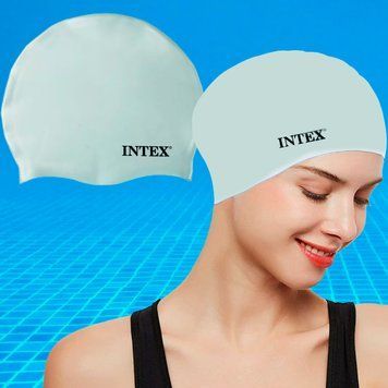 Шапочка для плавання INTEX 55991 Бiлий/LM 02k12p195v2 фото