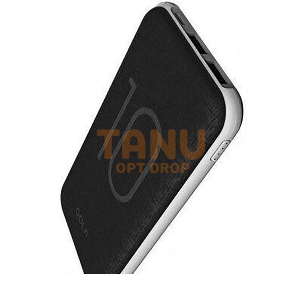 Портативна батарея GOLF Power Bank 10000 mAh G26 Чорна 11k12p068v3 фото