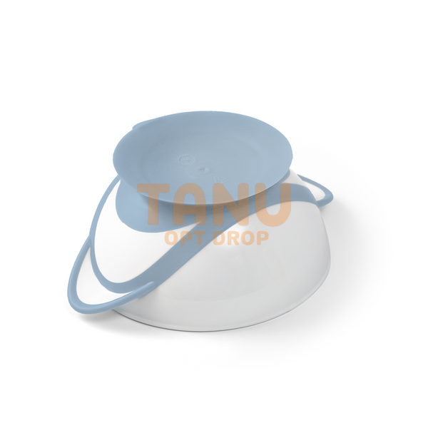 Дитяча миска з присоскою BabyOno 1063/05, з кришкою та ложечкою, блакитний (SB) 03k17p327v2 фото
