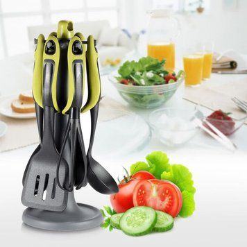 Набір кухонного приладдя KITCHEN TOOLS зелений 10k03p015v1 фото