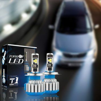 Светодиодные LED лампы TurboLed T1 H4 для автомобиля 6000K, 3500 Lm (259) 04k04p016 фото