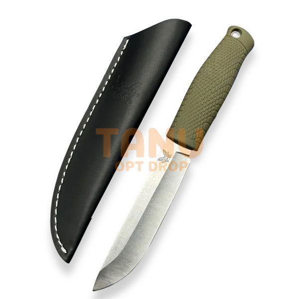 Ніж туристичний з фіксованим лезом №462 Benchmade 24,5 см з чохлом 02k13p030 фото