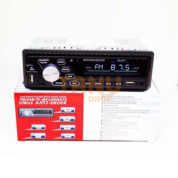 Автомобильная bluetooth автомагнитола 1DIN UKC BT1011 car-mp3+Bluetooth (239) 04k05p027 фото
