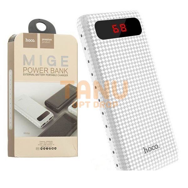 Павер банк Power Bank Hoco - 20 000 mAh Mige B20A Білий 11k12p093 фото