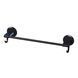 Металева вішалка для рушнику на клейкій основі Simple towel bar YH6612A Чорний (2125) 01k01p211v1 фото 2